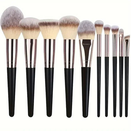 10-20PCS Makeup Brush Set Foundation Concealer Powder Eyeshadow Blush Brush Kabuki Blending Cosmetic Beauty Tool for Face